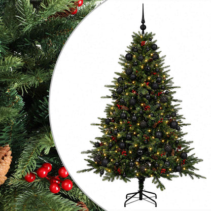 vidaXL Artificial Christmas Tree with Bauble 240 cm 300 LEDs