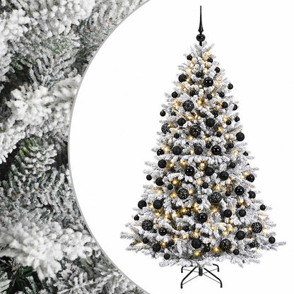 vidaXL Artificial Christmas Tree with Bauble 180 cm 300 LEDs
