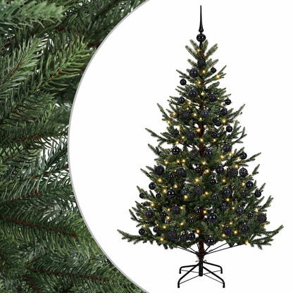 vidaXL Artificial Christmas Tree with Bauble 210 cm 300 LEDs