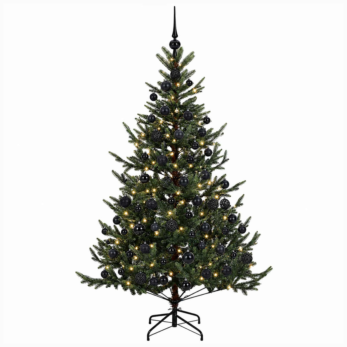 vidaXL Artificial Christmas Tree with Bauble 240 cm 300 LEDs