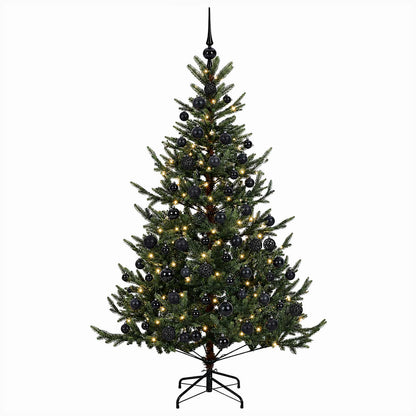vidaXL Artificial Christmas Tree with Bauble 240 cm 300 LEDs