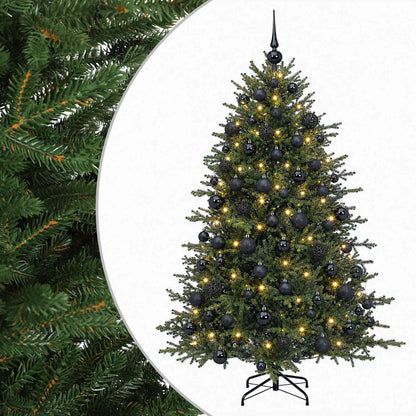 vidaXL Artificial Christmas Tree with Bauble 210 cm 300 LEDs