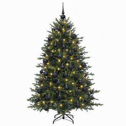vidaXL Artificial Christmas Tree with Bauble 210 cm 300 LEDs