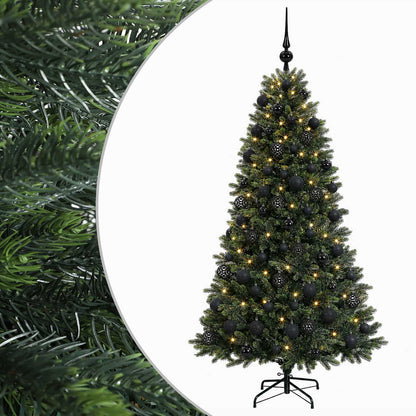 vidaXL Artificial Christmas Tree with Bauble 180 cm 300 LEDs