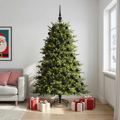 vidaXL Artificial Christmas Tree with Bauble 180 cm 300 LEDs