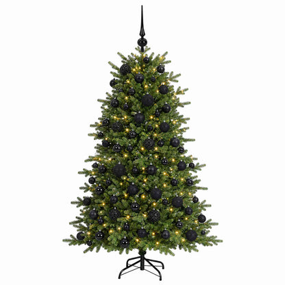vidaXL Artificial Christmas Tree with Bauble 210 cm 300 LEDs