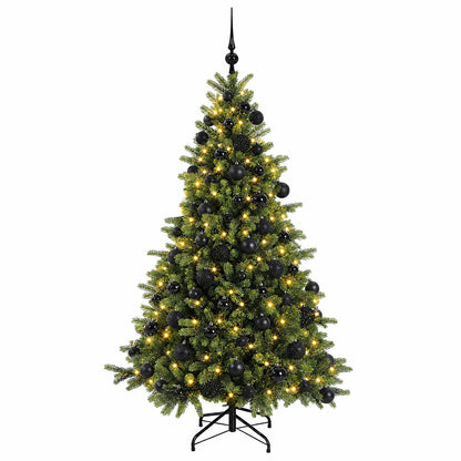 vidaXL Artificial Christmas Tree with Bauble 240 cm 300 LEDs