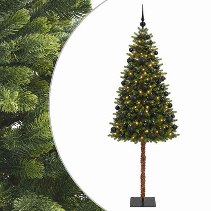 vidaXL Artificial Christmas Tree with Bauble 180 cm 300 LEDs