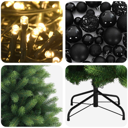 vidaXL Artificial Christmas Tree with Bauble 180 cm 300 LEDs