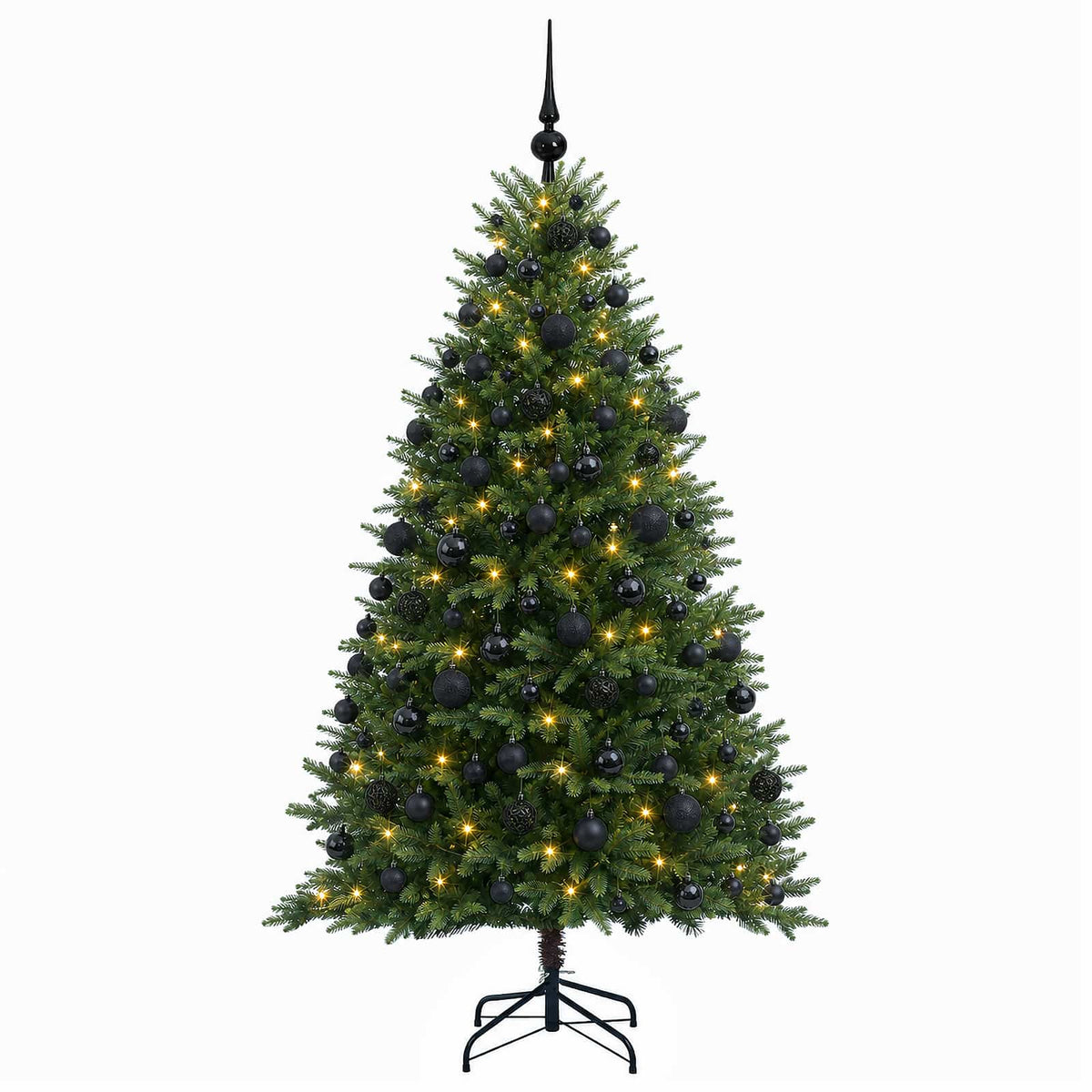 vidaXL Artificial Christmas Tree with Bauble 240 cm 300 LEDs
