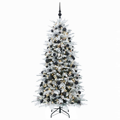 vidaXL Artificial Christmas Tree with Bauble 240 cm 300 LEDs