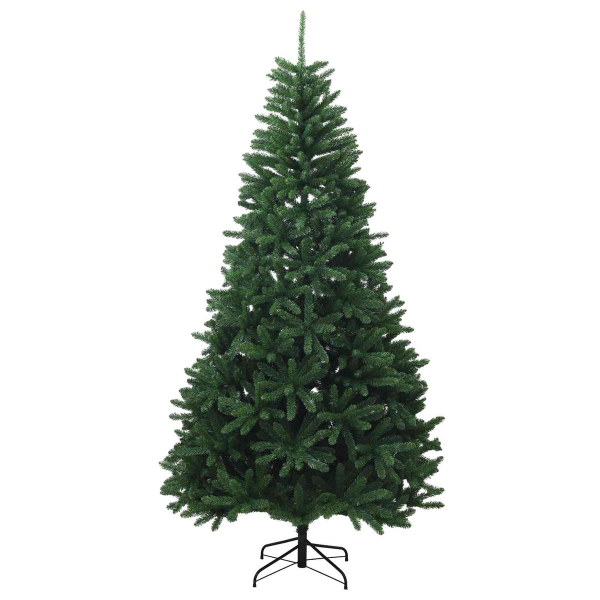 vidaXL Artificial Christmas Tree Mid-green with Bauble 240 cm 300 LEDs