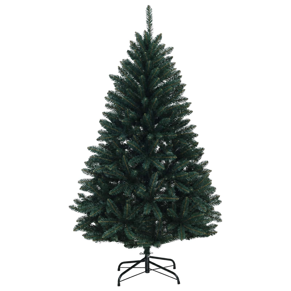 vidaXL Artificial Christmas Tree Dark Green with Bauble 180 cm