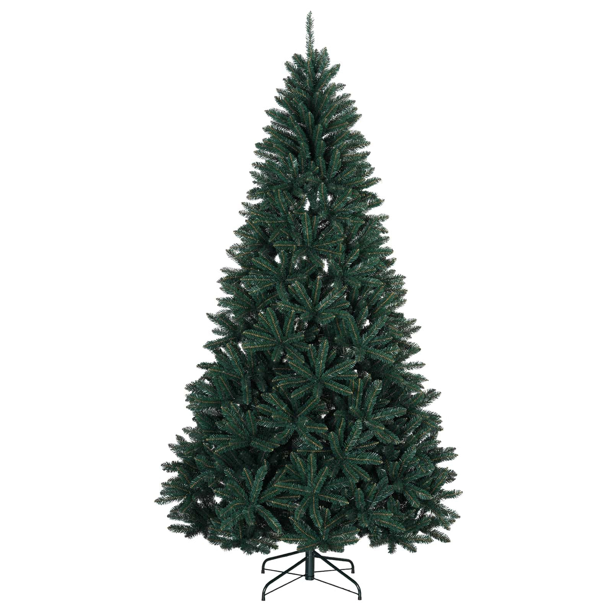 vidaXL Artificial Christmas Tree Dark Green with Bauble 240 cm