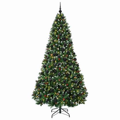 vidaXL Artificial Christmas Tree Green with Bauble 180 cm 300 LEDs