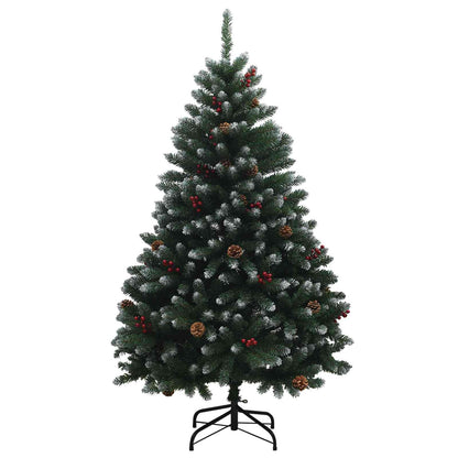 vidaXL Artificial Christmas Tree Green with Bauble 180 cm 300 LEDs