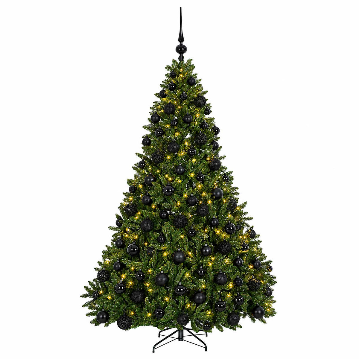 vidaXL Artificial Light Green Christmas Tree with Bauble 210 cm