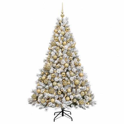 vidaXL Artificial Christmas Tree with Bauble 240 cm 300 LEDs