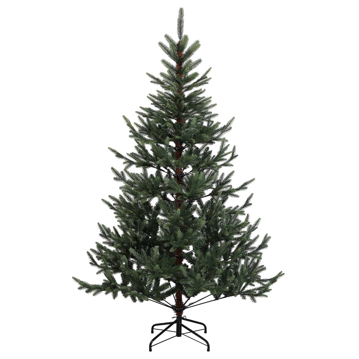 vidaXL Artificial Christmas Tree with Bauble 210 cm 300 LEDs