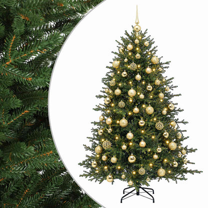 vidaXL Artificial Christmas Tree with Bauble 240 cm 300 LEDs