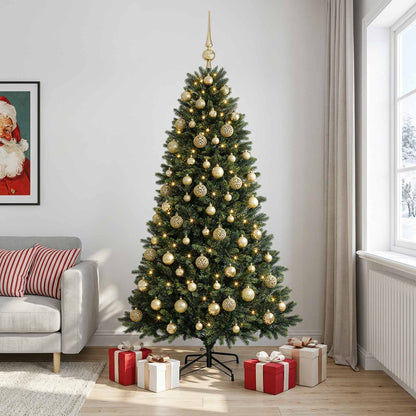 vidaXL Artificial Christmas Tree with Bauble 180 cm 300 LEDs
