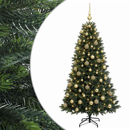 vidaXL Artificial Christmas Tree with Bauble 240 cm 300 LEDs