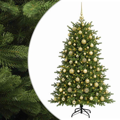 vidaXL Artificial Christmas Tree with Bauble 180 cm 300 LEDs