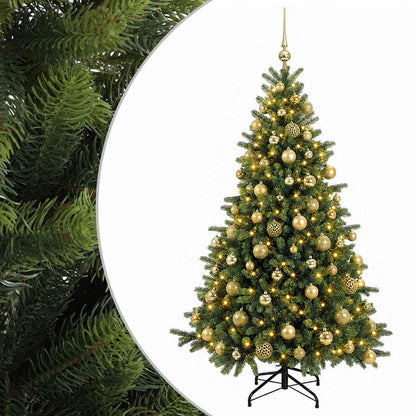 vidaXL Artificial Christmas Tree with Bauble 240 cm 300 LEDs