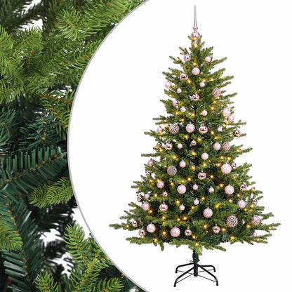 vidaXL Artificial Christmas Tree with Bauble 180 cm 300 LEDs