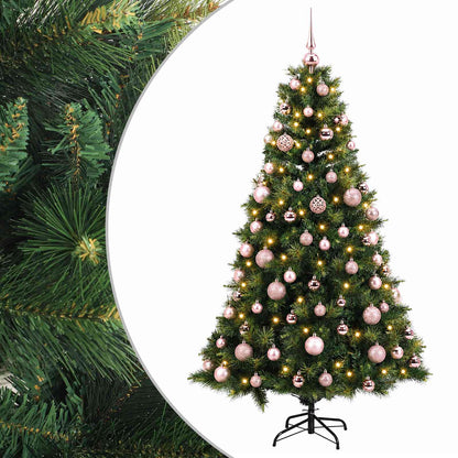 vidaXL Artificial Christmas Tree with Bauble 240 cm 300 LEDs