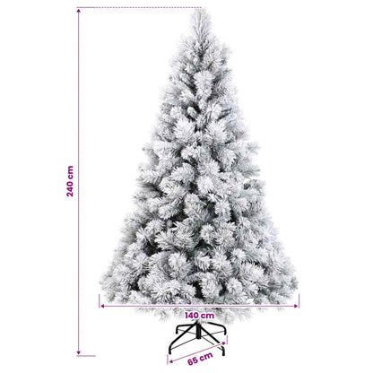 vidaXL Artificial Christmas Tree with Bauble 240 cm 300 LEDs