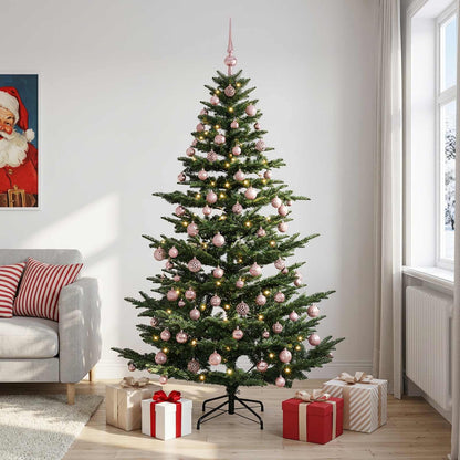vidaXL Artificial Christmas Tree with Bauble 180 cm 300 LEDs