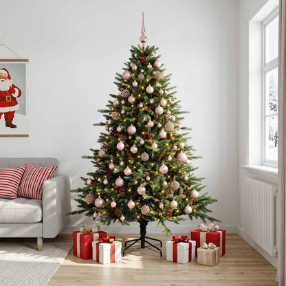 vidaXL Artificial Christmas Tree with Bauble 180 cm 300 LEDs