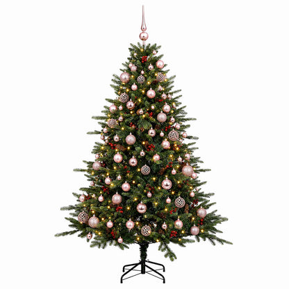 vidaXL Artificial Christmas Tree with Bauble 240 cm 300 LEDs
