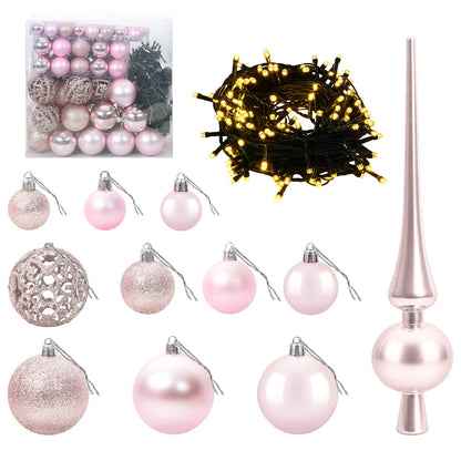 vidaXL Artificial Christmas Tree with Bauble 180 cm 300 LEDs