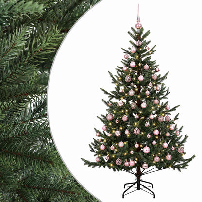 vidaXL Artificial Christmas Tree with Bauble 210 cm 300 LEDs