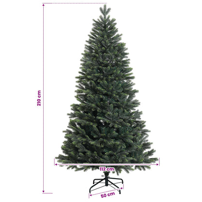 vidaXL Artificial Christmas Tree with Bauble 210 cm 300 LEDs