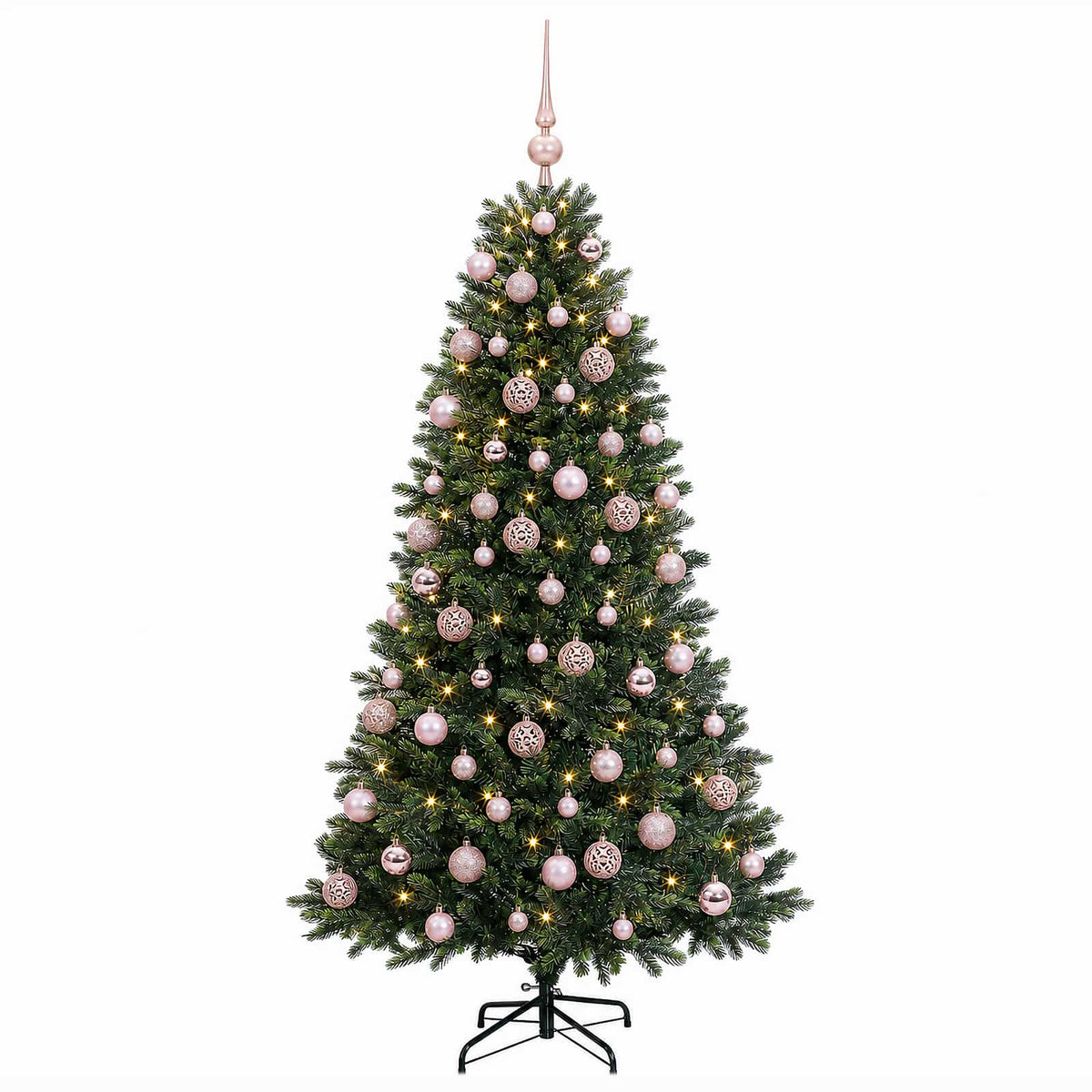 vidaXL Artificial Christmas Tree with Bauble 240 cm 300 LEDs
