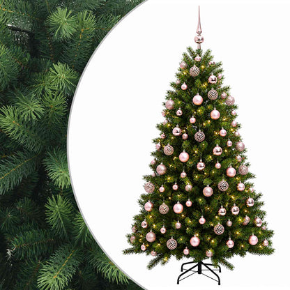 vidaXL Artificial Christmas Tree with Bauble 180 cm 300 LEDs
