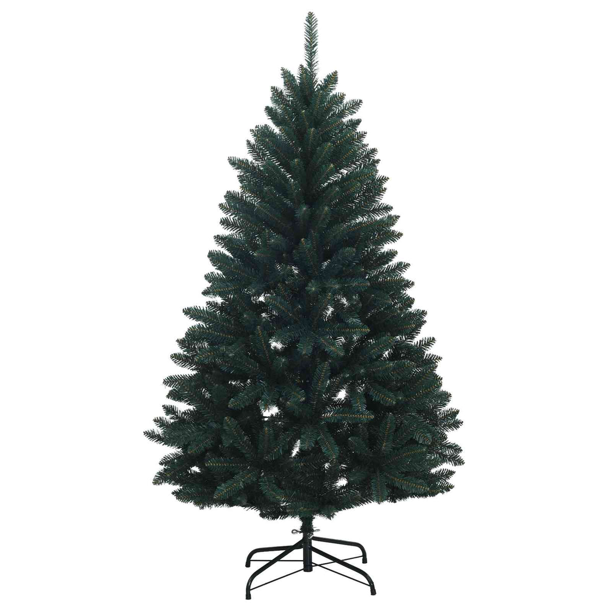 vidaXL Artificial Christmas Tree Dark Green with Baubles 180 cm