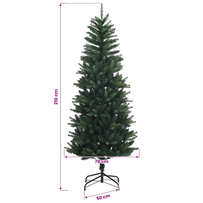 vidaXL Artificial Christmas Tree with Bauble 210 cm 300 LEDs