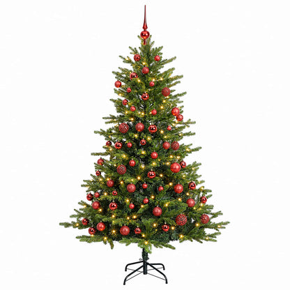 vidaXL Artificial Christmas Tree with Bauble 240 cm 300 LEDs