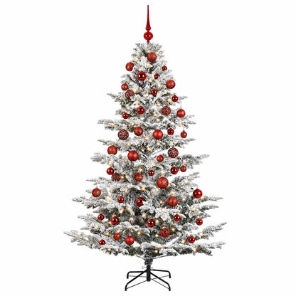 vidaXL Artificial Christmas Tree with Bauble 180 cm 300 LEDs