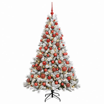 vidaXL Artificial Christmas Tree with Bauble 240 cm 300 LEDs