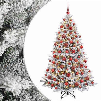vidaXL Artificial Christmas Tree with Bauble 240 cm 300 LEDs