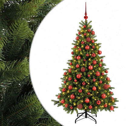 vidaXL Artificial Christmas Tree with Bauble 210 cm 300 LEDs