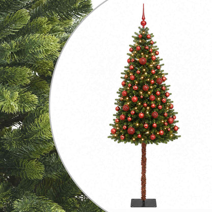 vidaXL Artificial Christmas Tree with Bauble 180 cm 300 LEDs