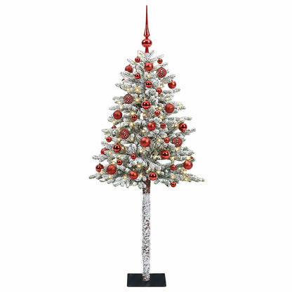 vidaXL Artificial Christmas Tree with Bauble 180 cm 300 LEDs