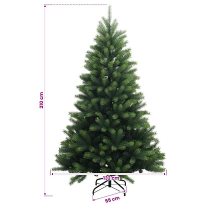 vidaXL Artificial Christmas Tree with Bauble 210 cm 300 LEDs