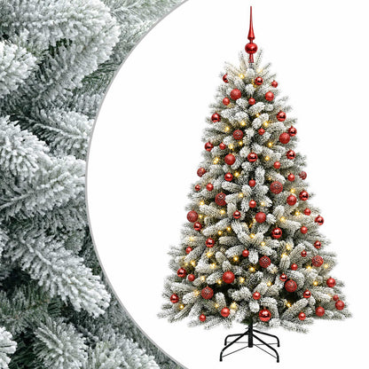 vidaXL Artificial Christmas Tree with Bauble 240 cm 300 LEDs